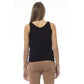 Baldinini Trend Black Wool Tank Top