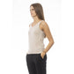 Baldinini Trend Beige Fabric Tank Top