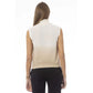 Baldinini Trend White Wool Sleeveles