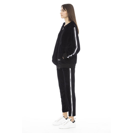 Baldinini Trend Black Cotton Tracksuit