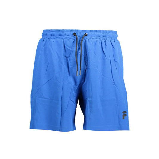 Fila Blu Polyester Mens Swim Trunk Mens Shorts