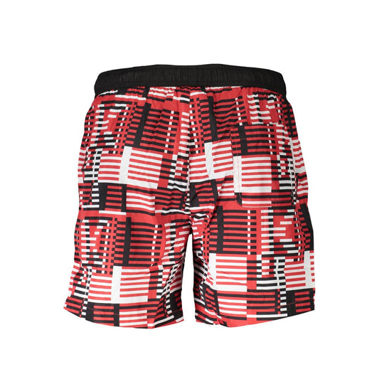 Karl Lagerfeld Rosso Polyester Men Swimming Boxer Mens Shorts
