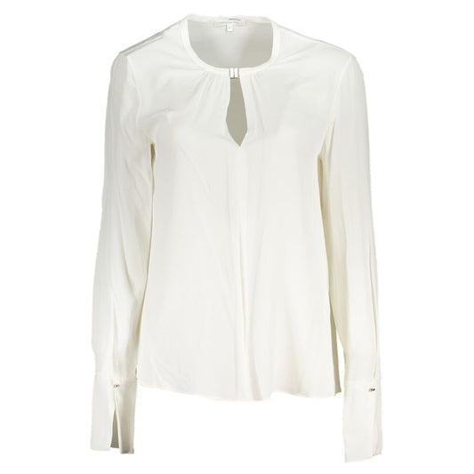 Patrizia Pepe Bianco Viscosa Women Blouse