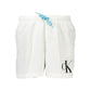Calvin Klein Bianco Recycled Polyester Men's Swim Boxer