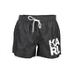 Karl Lagerfeld Black Polyester Swimwear