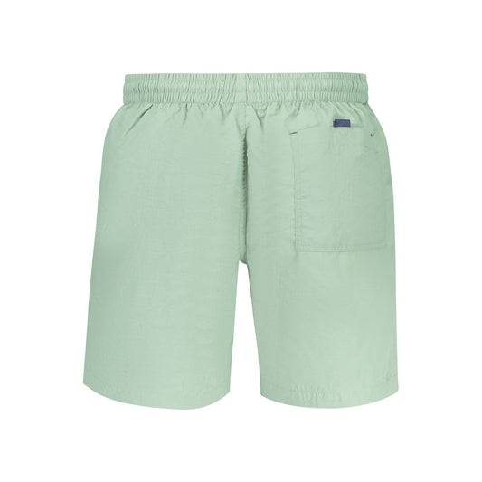 Norway 1963 Green Polyamide Swimwear Mens Shorts