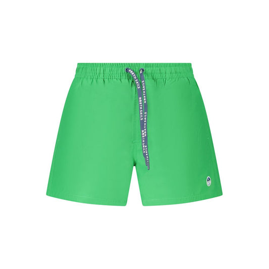 North Sails Green Cotton Swimwear Mens Swim