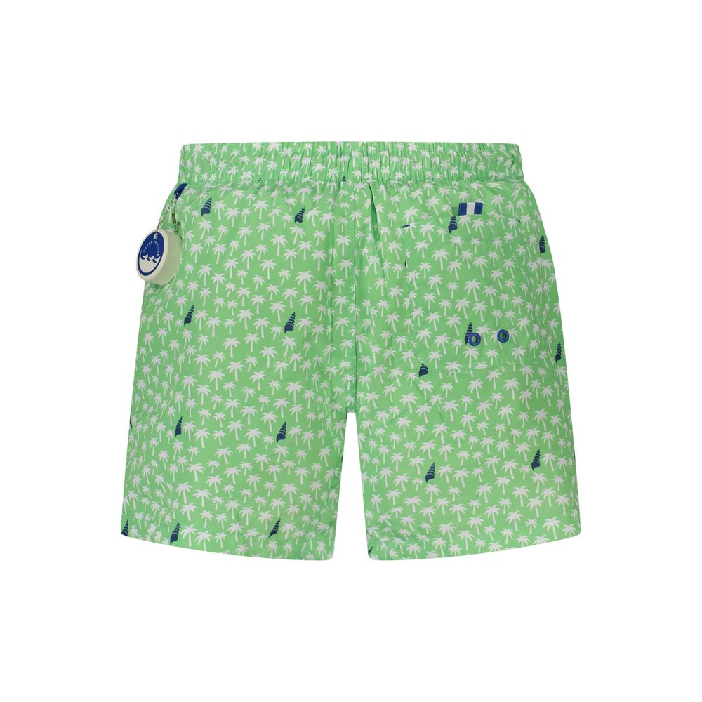 North Sails Green Polyester Swimwear Mens Swim