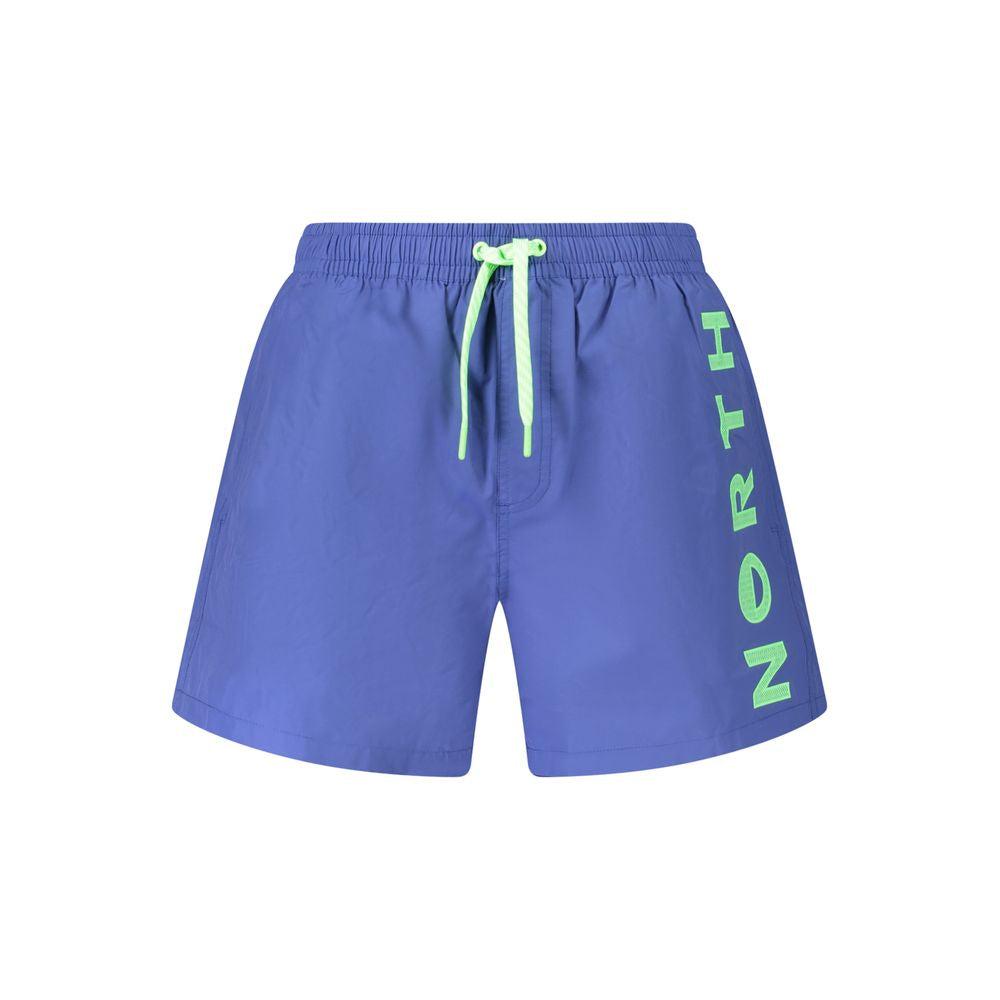 North Sails Blue Cotton Swimwear Mens Swim