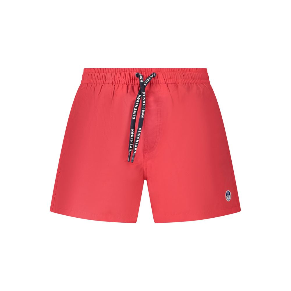 North Sails Red Cotton Swimwear Mens Swim