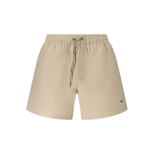 North Sails Beige Cotton Swimwear Mens Swim