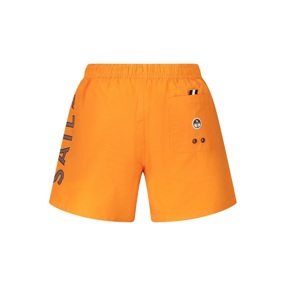 North Sails Orange Cotton Swimwear Mens Swim