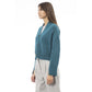 Alpha Studio Teal Merino Wool Cardigan