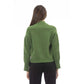 Alpha Studio Green Merino Wool Cardigan
