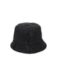 Palm Angels Black Cotton Bucket Hat