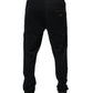 Dolce & Gabbana Blue Cotton Jogger Jogging Men Trouser Pants