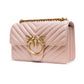 PINKO Powder Pink Love One Mini Shoulder Bag Womens Shoulder Bag