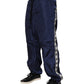 Dolce & Gabbana Blue Nylon Straight Jogger Sweatpants Pants