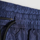 Dolce & Gabbana Blue Nylon Straight Jogger Sweatpants Pants