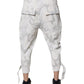 Dolce & Gabbana White Camouflage Cargo Jogger Sweatpants Pants