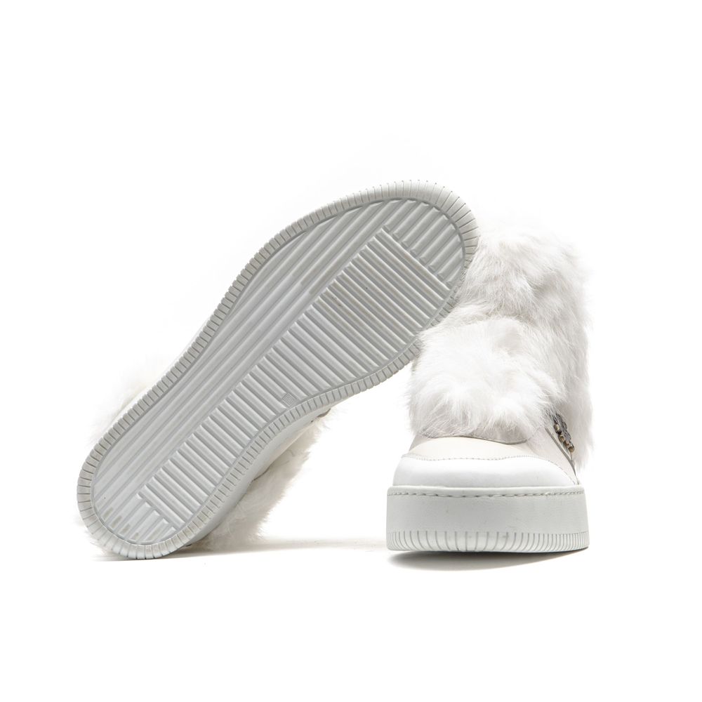 Mr&Mrs Italy White Cotton Sneaker