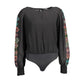 Desigual Black Elastane Bodysuit