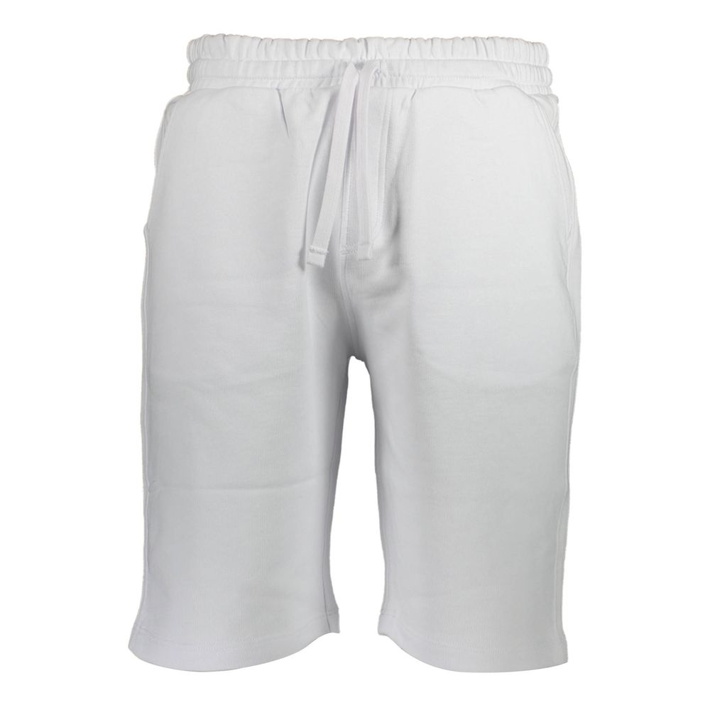 North Sails White Cotton Men's Sweatpant Mens Shorts