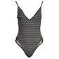 Karl Lagerfeld Black Elastane Swimwear