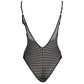 Karl Lagerfeld Black Elastane Swimwear