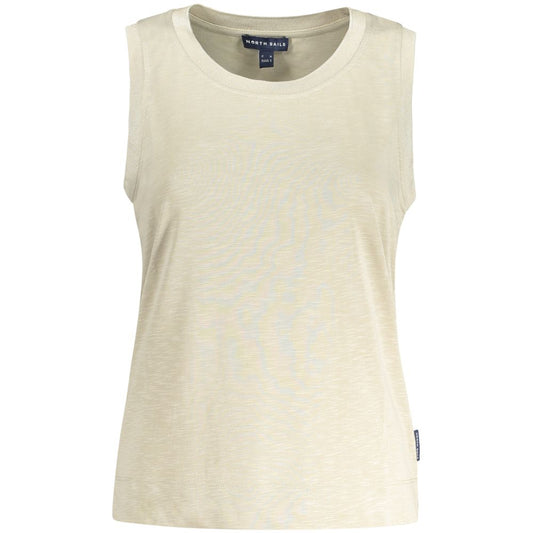 North Sails Beige Polyester Tank Top