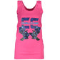 Cavalli Class Pink Cotton Tank Top