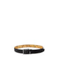 Alviero Martini Prima Classe Black Leather Regular Belt