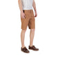 Borghese Beige Cotton Bermuda Shorts Mens Shorts