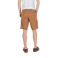 Borghese Beige Cotton Bermuda Shorts Mens Shorts