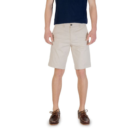 Borghese Bicolor Cotton Bermuda Mens Shorts