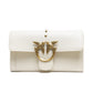 PINKO White Leather One Simply Love Mini Bag Womens Shoulder Bag
