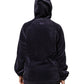 Cavalli Class Purple Cotton Blend Velvet Zip-Up Hoodie Sweatshirt Sweater