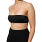 Dolce & Gabbana Black Nylon Blend Bandeau Strapless Tube  Top