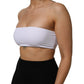 Dolce & Gabbana White Nylon Blend Bandeau Strapless Tube Top