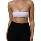 Dolce & Gabbana White Nylon Blend Bandeau Strapless Tube Top