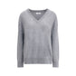 Jil Sander Gray Wool Sweatshirt