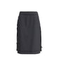 Margiela Black Polyester Midi Skirt