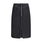 Margiela Black Polyester Midi Skirt