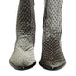 Dolce & Gabbana Gray Cotton Velvet Mid Calf Short Boots Shoes
