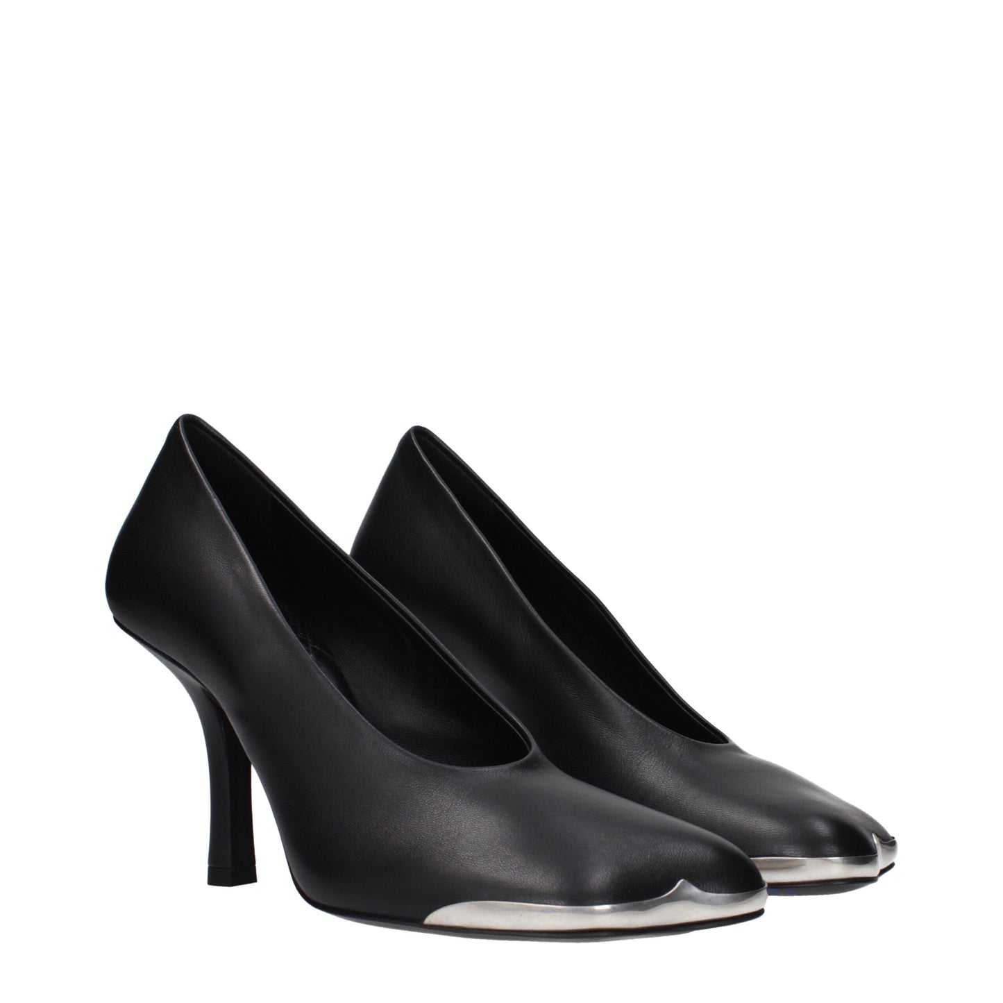 Burberry Black Leather Pumps