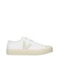 Veja White Fabric Low Top Sneakers