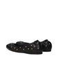 Chloé Black Leather Ballet Flats
