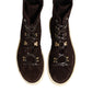 Dolce & Gabbana Brown Suede Lace Up Ankle Short Boots Shoes