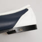 Dolce & Gabbana White Blue Leather Slip On Loafers Men Formal Shoes