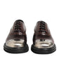 Dolce & Gabbana Brown Leather Lace Up Dress Men Oxford Shoes